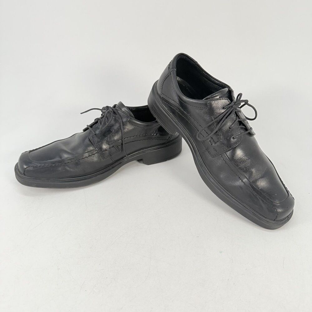 Ecco Berlin Apron Toe Oxford Loafers 49784 Black Leather Men’s Size 43 (9/9.5)